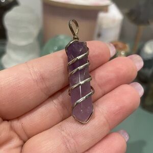 Amethyst Crystal Pendant